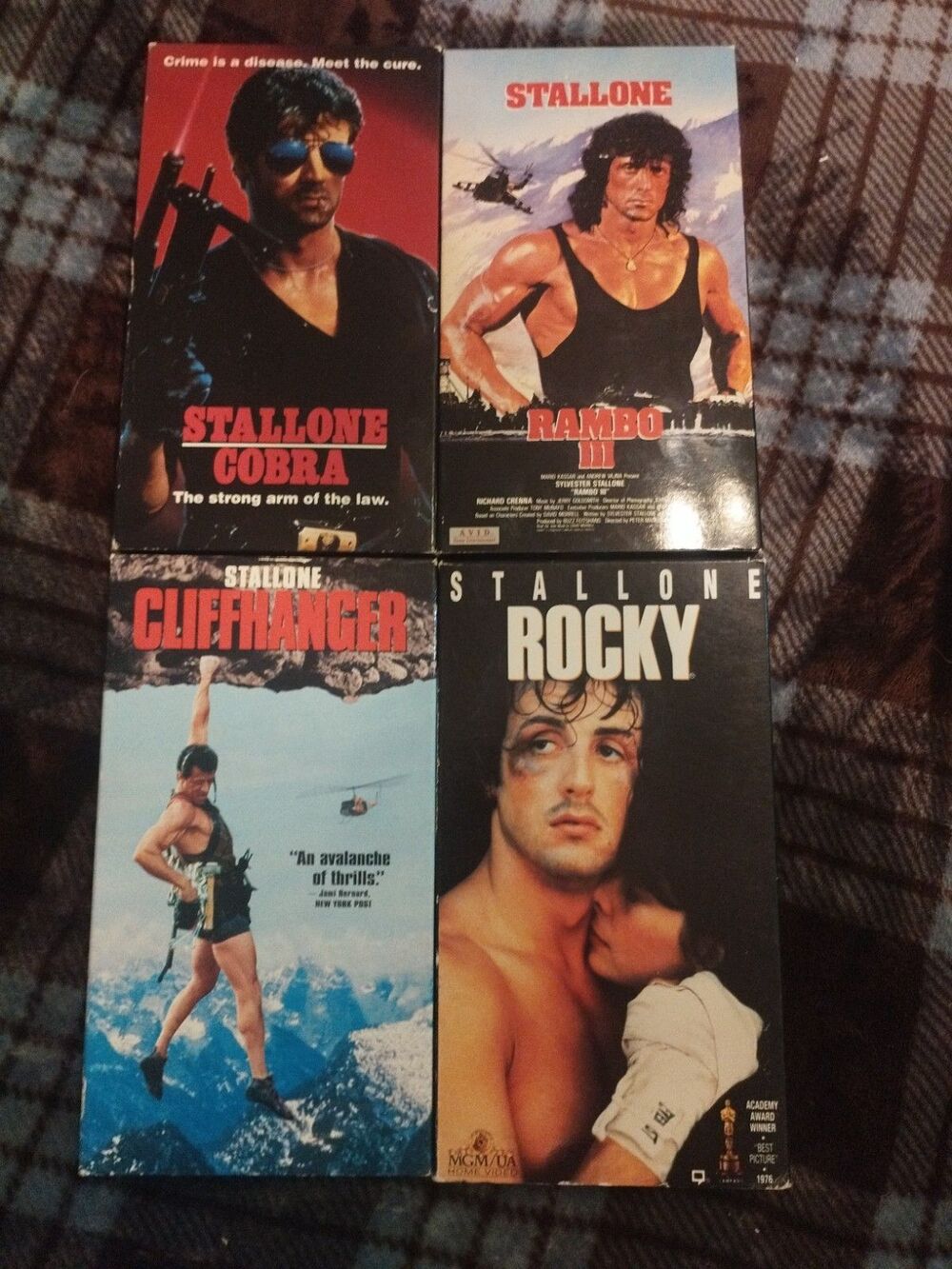 Sylvester Stallone VHS Lot of 4 - See Description
